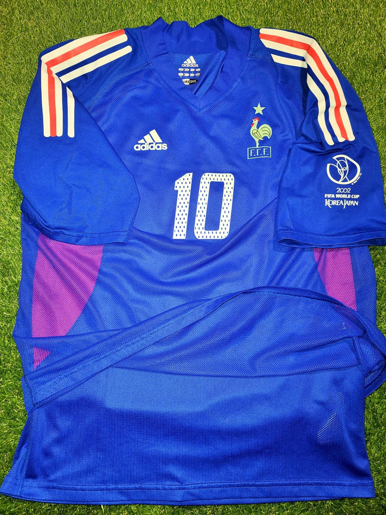 Zidane France 2002 World Cup PLAYER ISSUE Jersey Maillot Shirt 